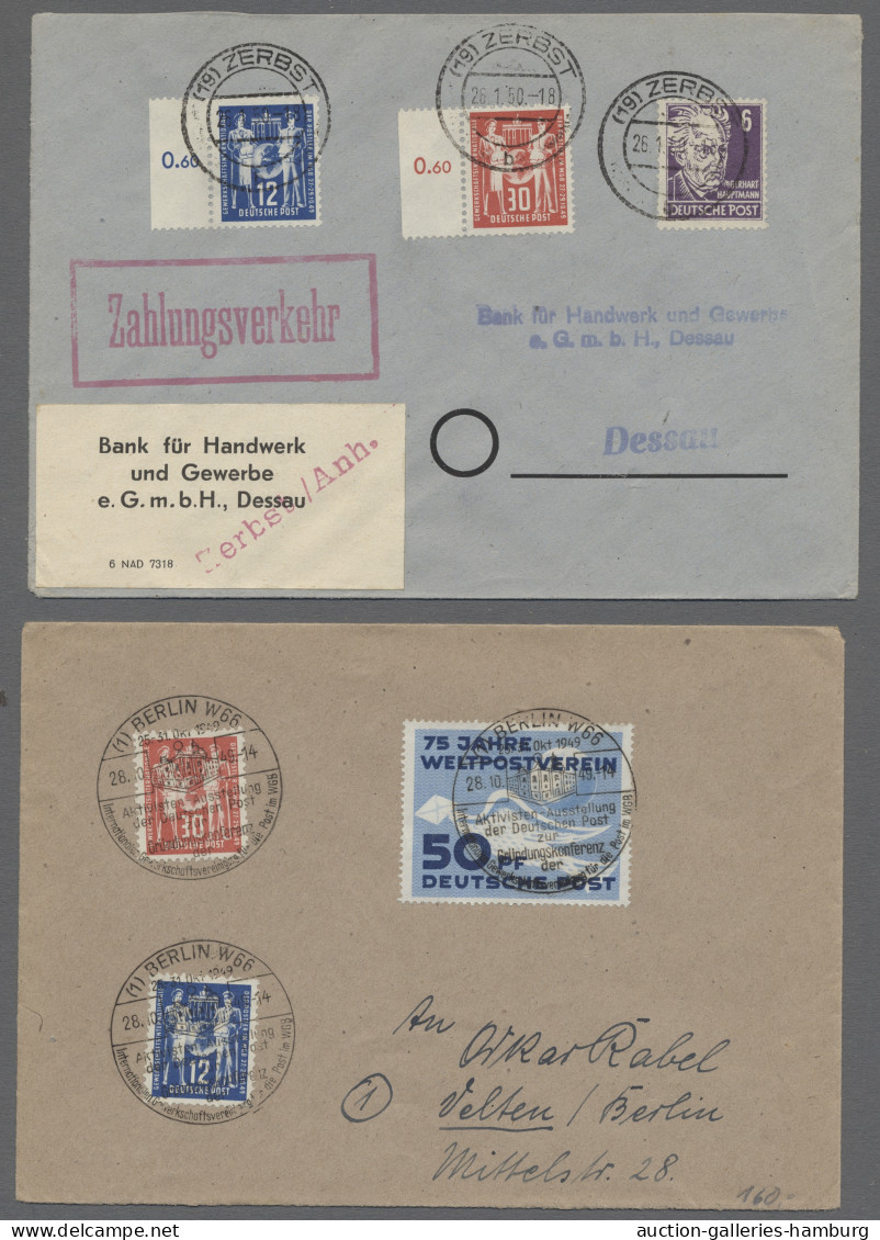 FDC/Brf. DDR: 1949-1990, ERSTTAGSBRIEFE, Schon In Den Ersten Jahren Reichhaltige, Ab Ende - Collections