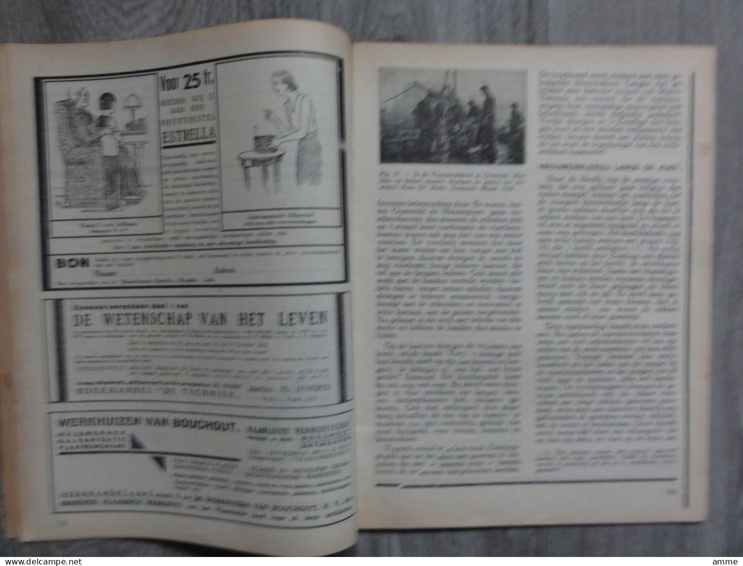 Toerisme  *  (tijdschrift N° 16 - Aug. 1932)  Volksklederdracht - Oostduinkerke - Temse - Genk - Publiciteit Gevaert - Turismo