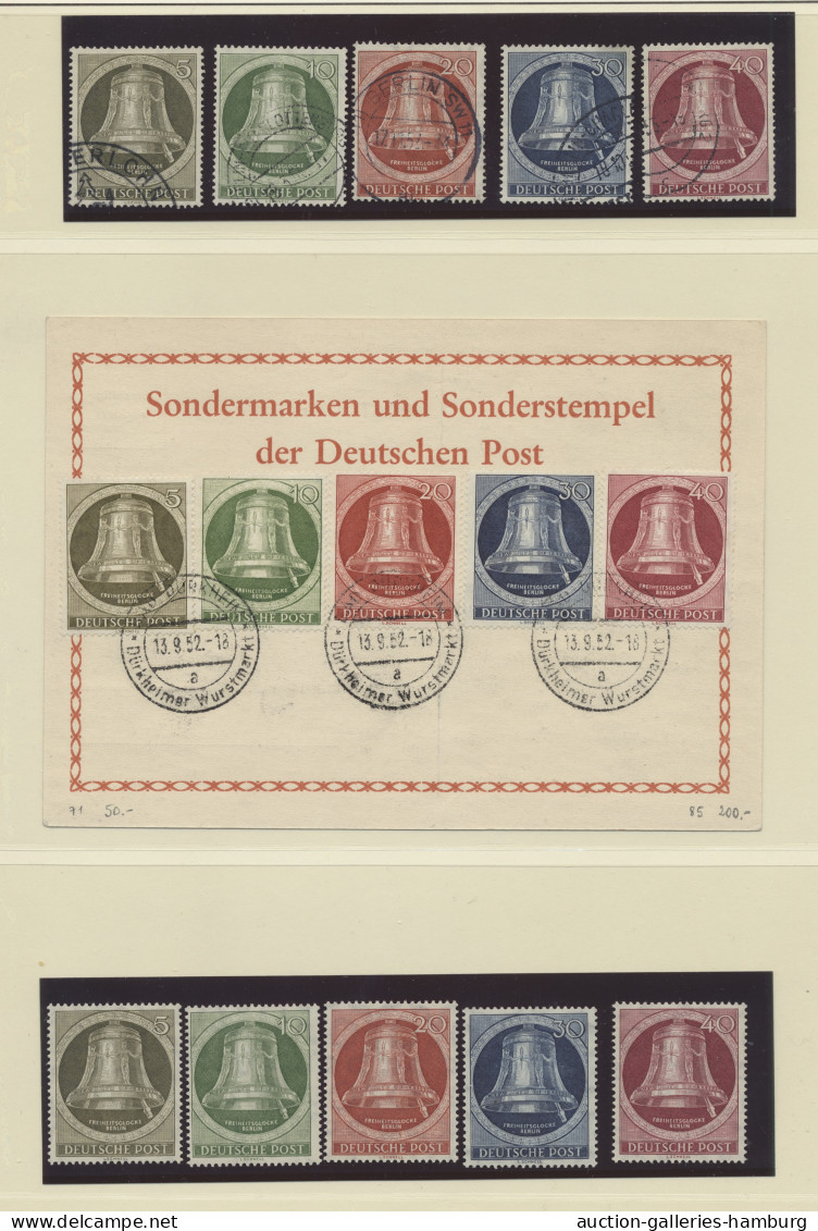 **/o/*/FDC Berlin: 1949-1953, Werthaltige Partie / Sammlung Der Meisten Guten Ausgaben Bis - Gebraucht