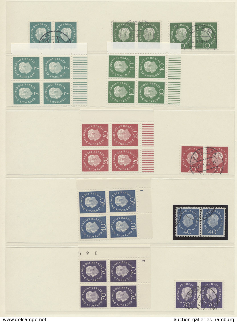 **/*/(*)/o Berlin: 1948-1971, Bessere Sammlung In Allen Erhaltungsformen In Einem Vordrucka - Used Stamps