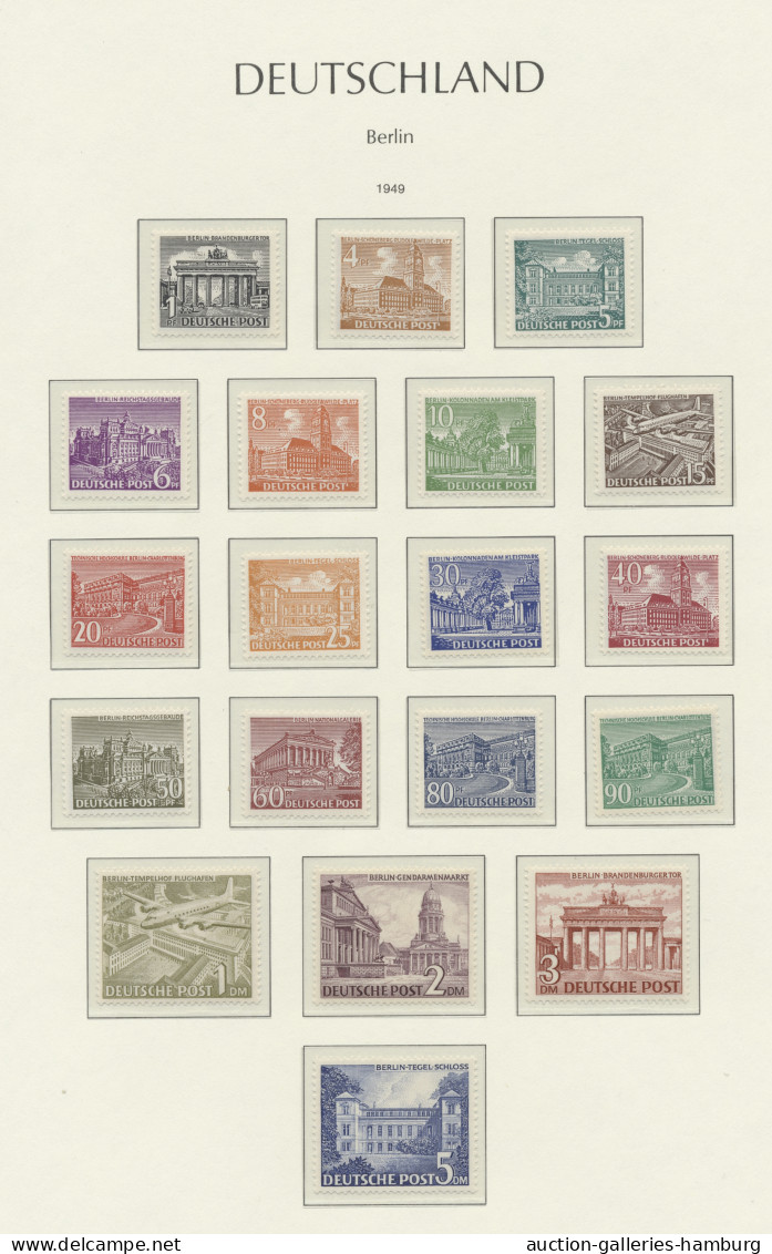 ** Berlin: 1948-1990, Gepflegte, Ausschließlich Postfrische Und Komplette Sammlung - Unused Stamps