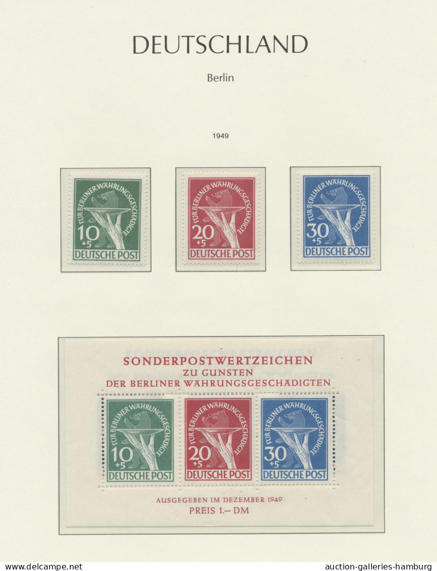 ** Berlin: 1948-1990, Gepflegte, Ausschließlich Postfrische Und Komplette Sammlung - Unused Stamps