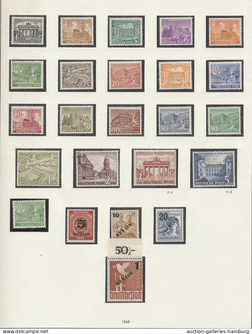 **/*/o Berlin: 1948-1986, Sammlung In Drei SAFE-Ringbindern, Sowohl Gestempelt Als Auch - Used Stamps