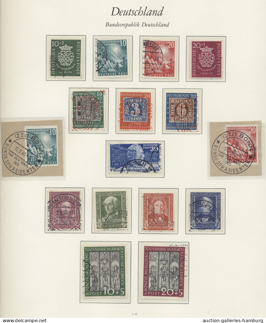 **/*/(*)/o Bundesrepublik Deutschland: 1949-1964, In Den Hauptnummern Doppelt Komplette Bzw - Collections