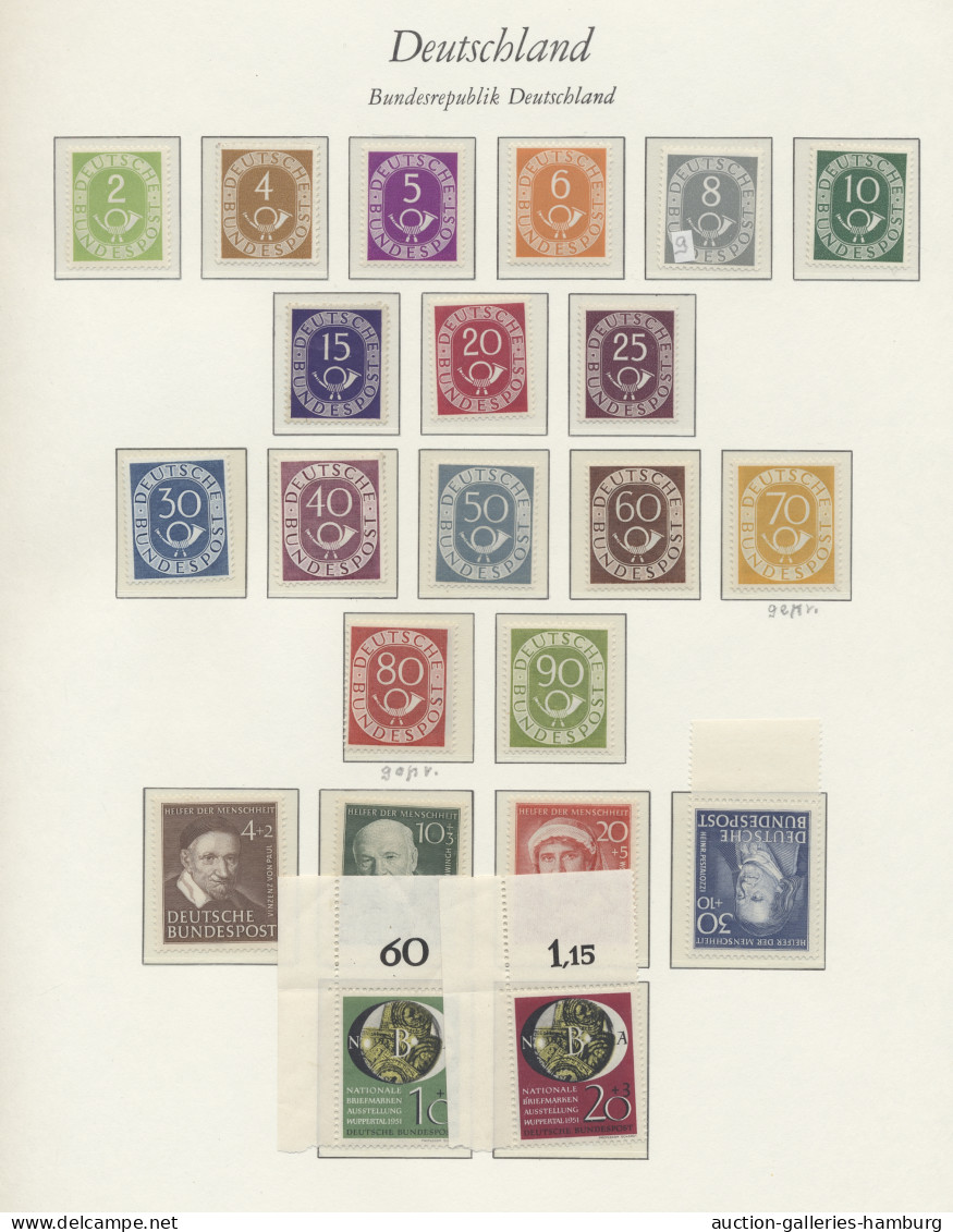 **/*/(*)/o Bundesrepublik Deutschland: 1949-1964, In Den Hauptnummern Doppelt Komplette Bzw - Collections