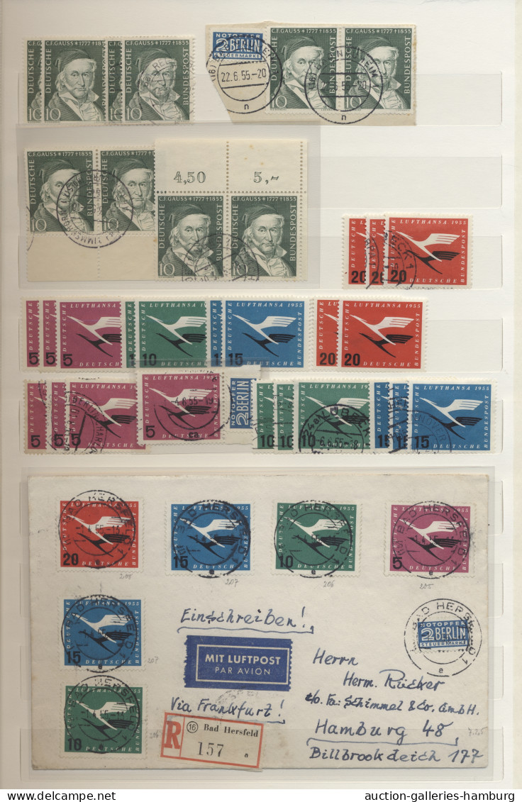 */**/o/Brf. Bundesrepublik Deutschland: 1949/1964 Ca., Partie Ungebraucht, Postfrisch, Geste - Collections
