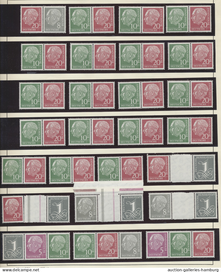 O/**/FDC Bundesrepublik Deutschland: 1949/1991 Ca., Meist Sauber Gestempelte Sammlung Auf - Collections