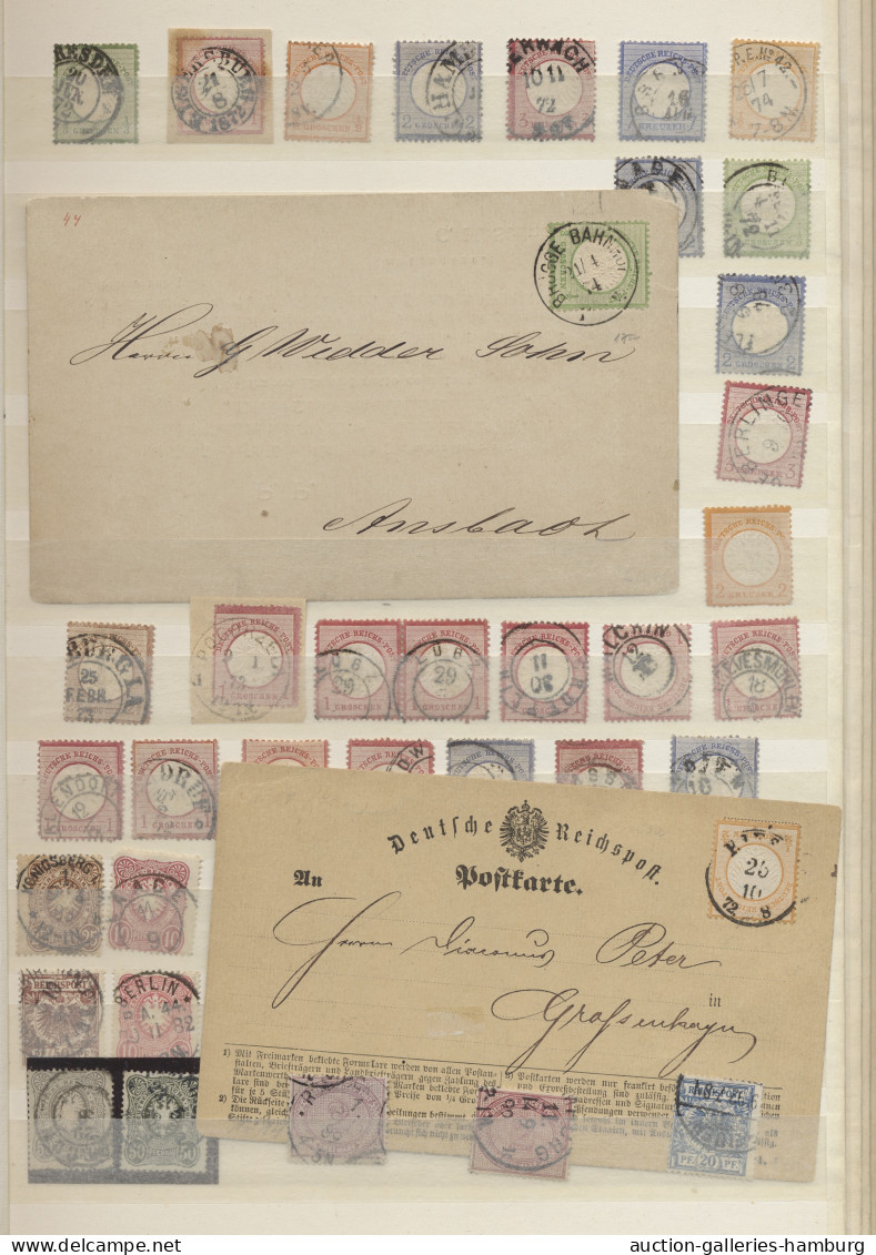 O/on Piece/Cover/PPC/GA/**/(*) Europe: 1849-1992, überwiegend Gestempelte Dublettenpartie In Einem Dickem Einst - Europe (Other)