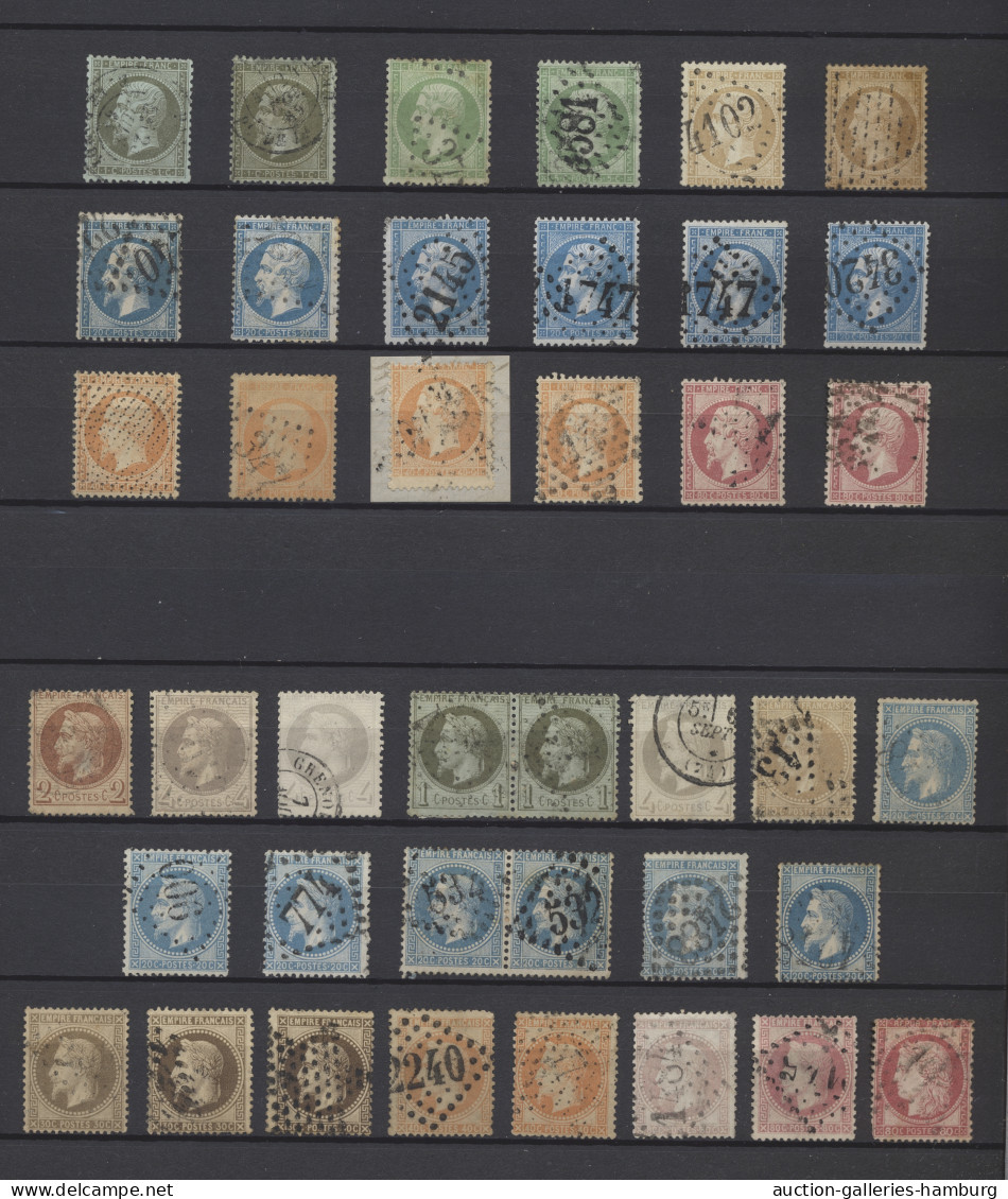 O/* France: 1862-1992 (ca.), Vorwiegend Gestempelte Sammlung In 64-Seiten-Einsteckbu - Collections