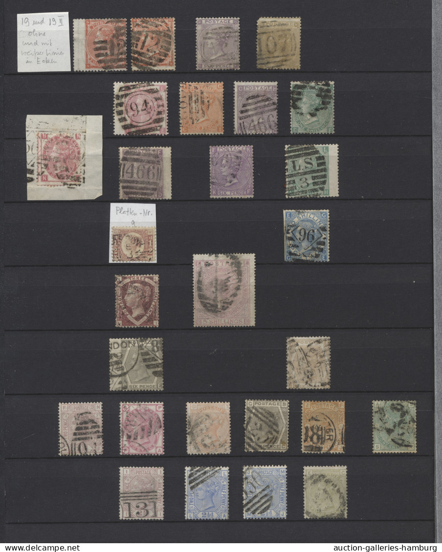 O/*/** Great Britain: 1840-2012 (ca.), Gestempelte/*/** Sammlung In Drei Großen Steckbü - Used Stamps