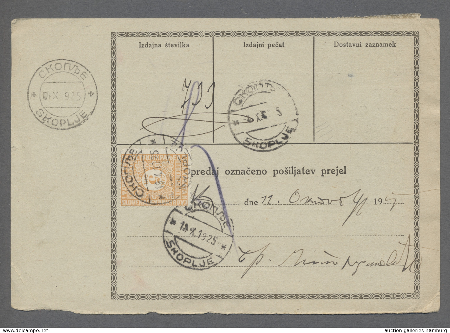 Cover Yugoslavia: Aus ca. 1918-52, Lot Karten und Briefe, u.a. Express, Reco, Zensur,