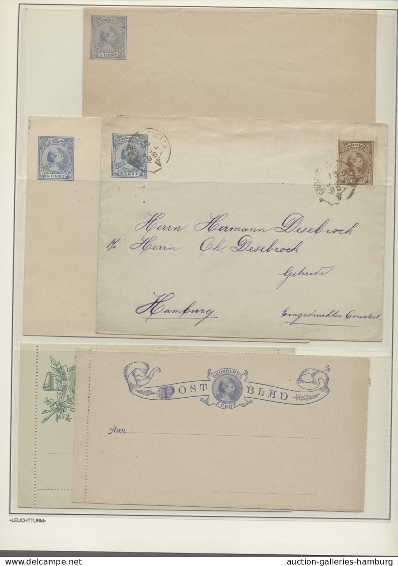 Cover/GA Netherlands: 1842-1991, BELEGE, Rund 280 Stück Ab Einigen Vorphilabriefen, Viele - Other & Unclassified