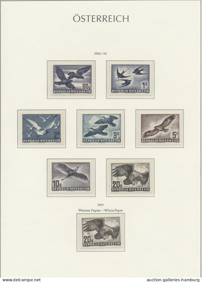** Österreich: 1945-2001, In Den Hauptnummern Komplette, Postfrische Sammlung In Zw - Colecciones