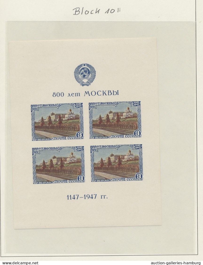 **/*/o Sowjet Union: 1858-1985, Sammlung In Allen Erhaltungsformen In 6 Selbstgestaltet - Used Stamps