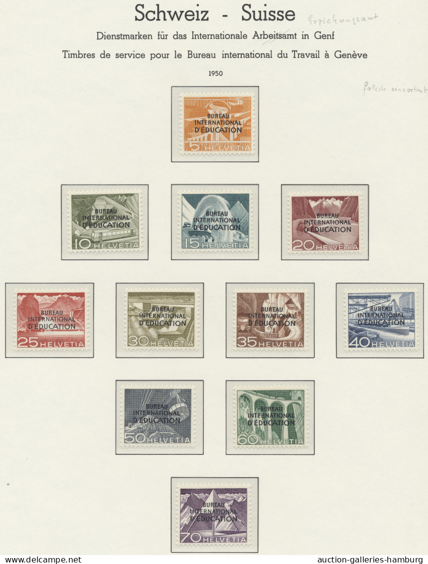 **/*/(*)/o Schweiz - Dienstmarken Bund Und Ämter: 1871-1976, Sammlung In Allen Erhaltungsfo - Service