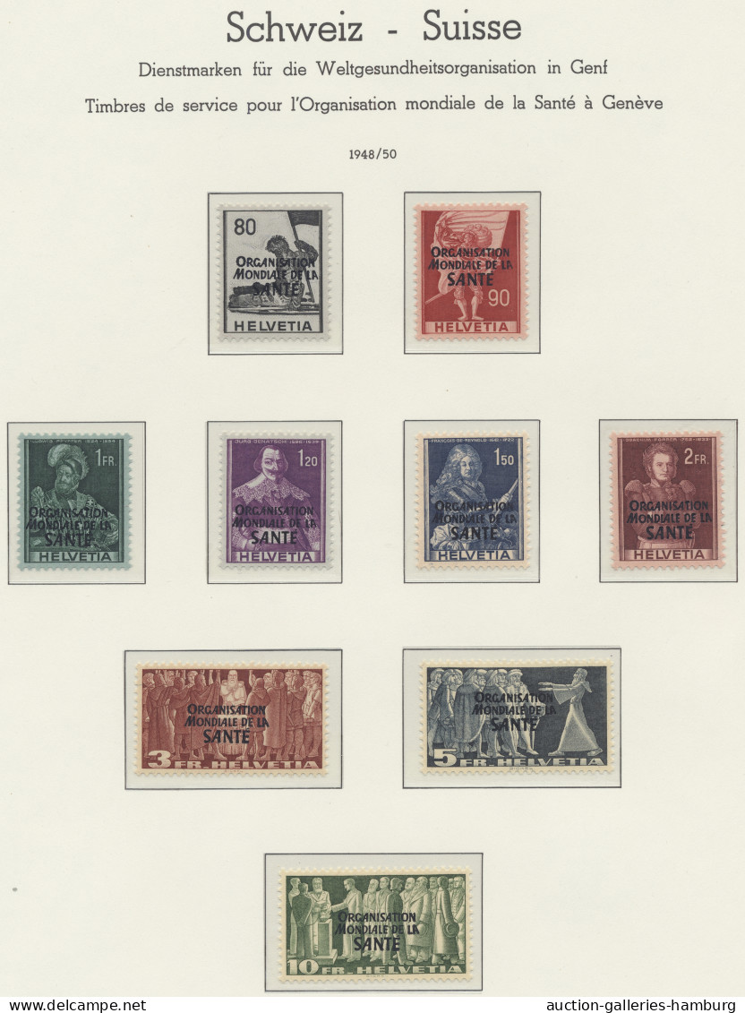 **/*/(*)/o Schweiz - Dienstmarken Bund Und Ämter: 1871-1976, Sammlung In Allen Erhaltungsfo - Oficial