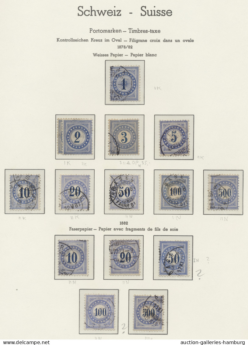 **/*/(*)/o Schweiz - Dienstmarken Bund und Ämter: 1871-1976, Sammlung in allen Erhaltungsfo