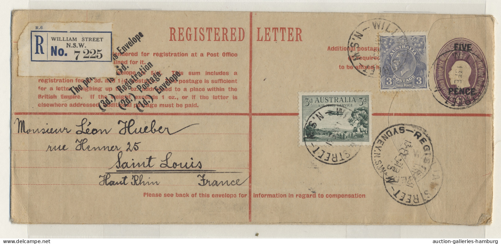 (*)/*/**/o/Cover Australia: 1850/1970 ca., alte, sehr umfangreiche Sammlung, angefangen mit den A