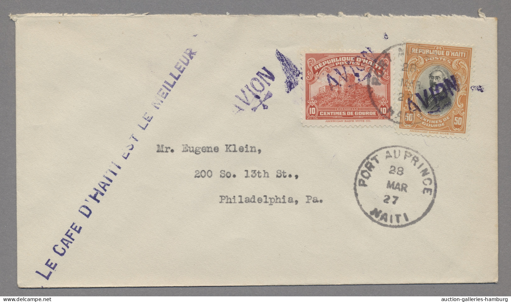 Cover Haiti: Ex 1925-1930, 18 First Flight Covers, Obviously All Different Incl. The F - Haiti