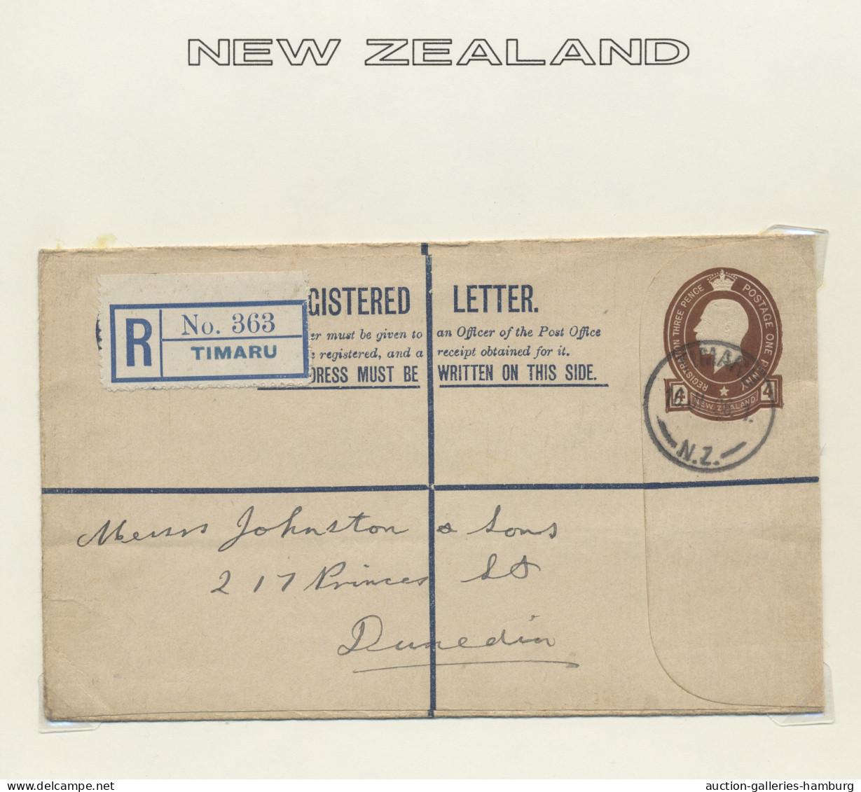 o/**/Cover New Zealand: 1862-2005, überwiegend gestempelte Sammlung in 5 selbstgestalteten