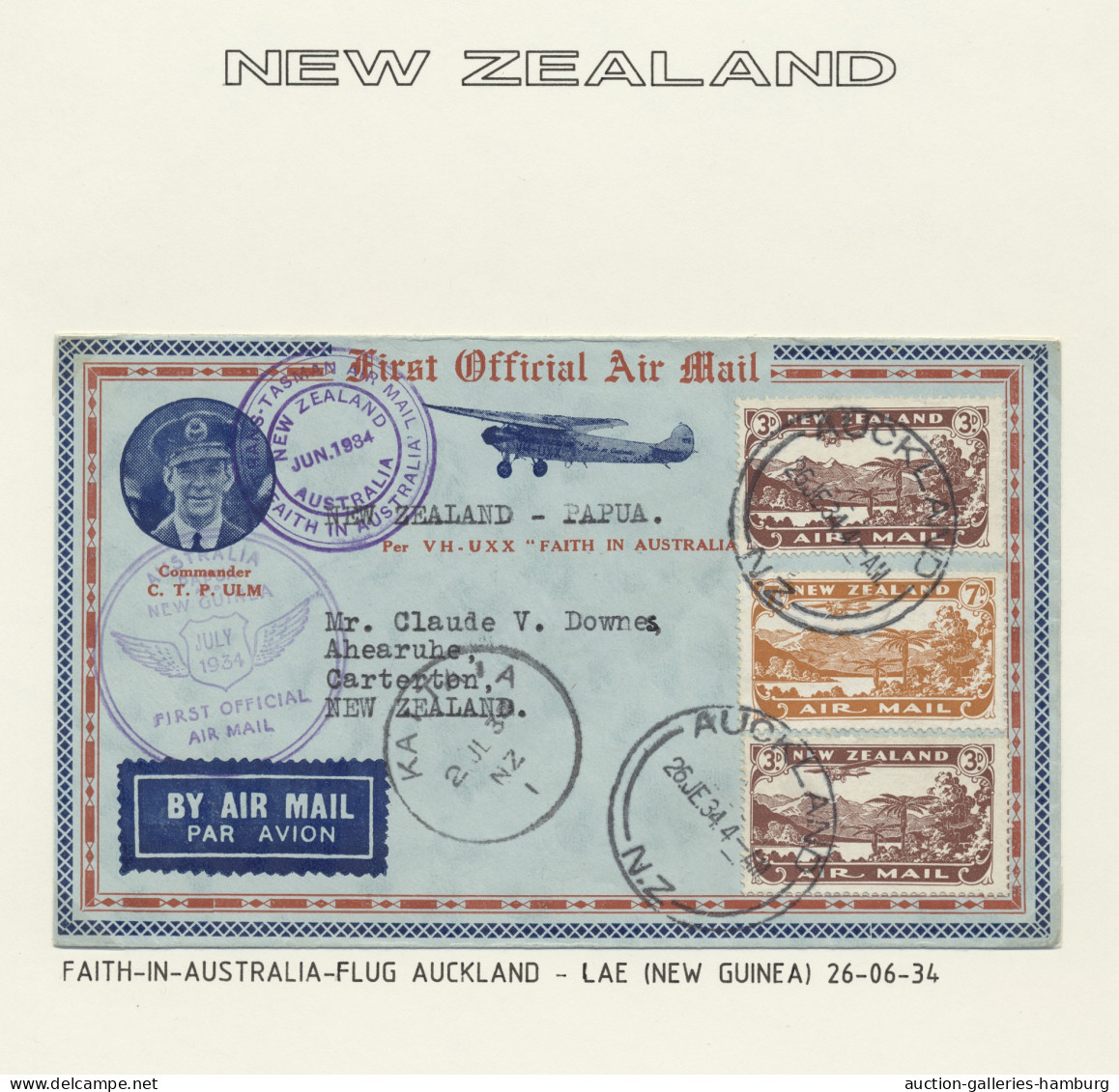 o/**/Cover New Zealand: 1862-2005, überwiegend gestempelte Sammlung in 5 selbstgestalteten