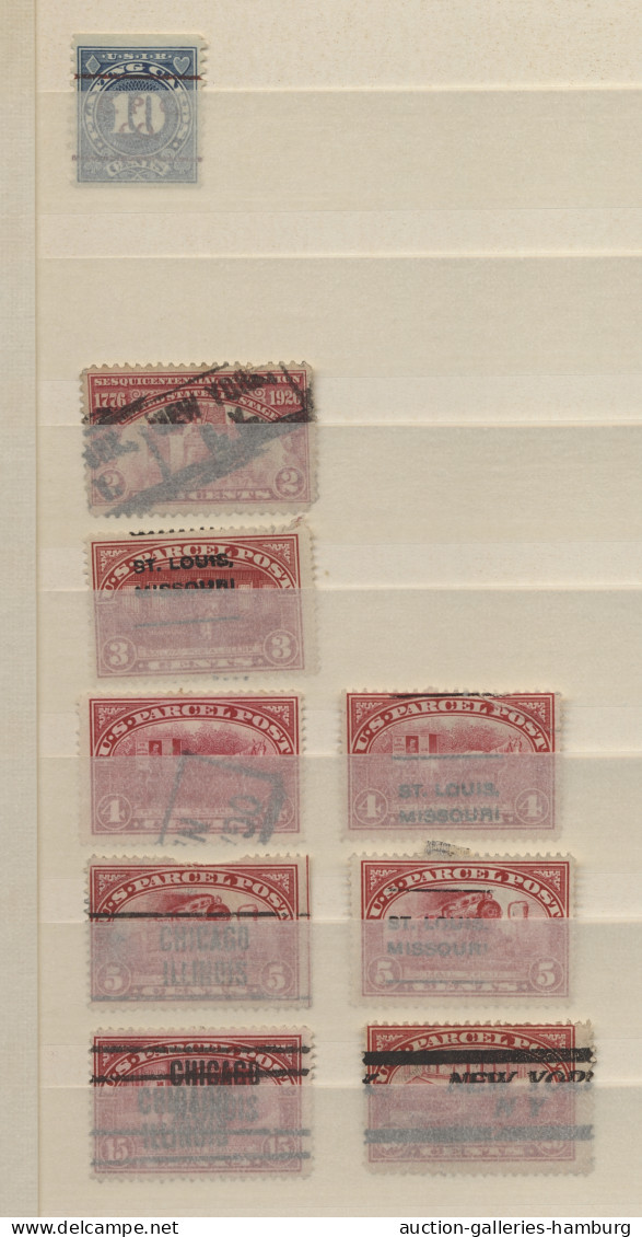 O United States Of America: 1898-1981 (ca.), Partie Von Etwa 1.500 Marken Mit Vora - Precancels