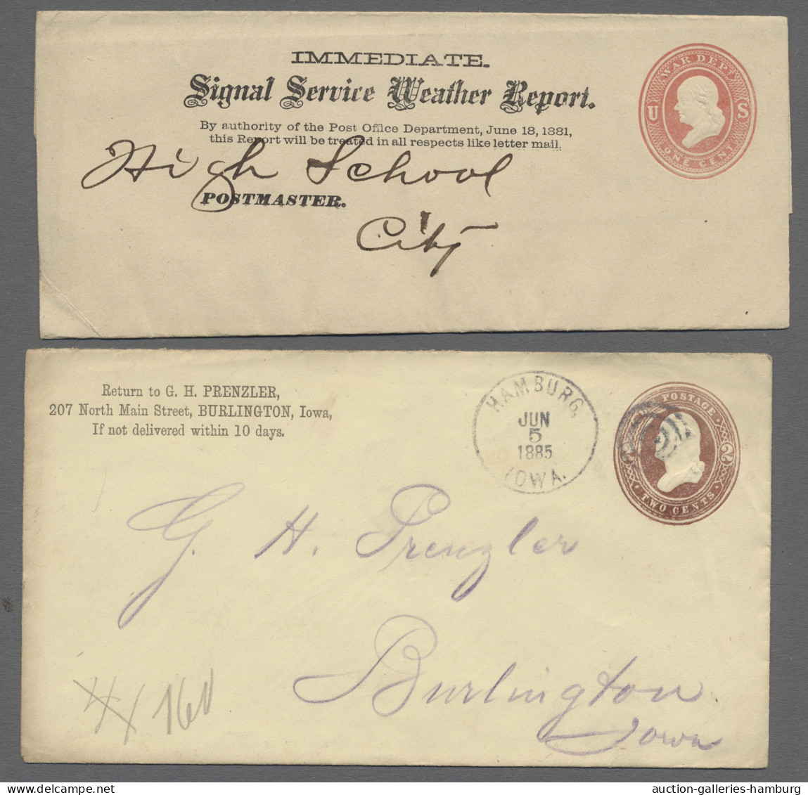 GA United States - Postal Stationary: 1871-1953 (ca.), Partie Von Etwa 430 Gebrauch - Sonstige & Ohne Zuordnung