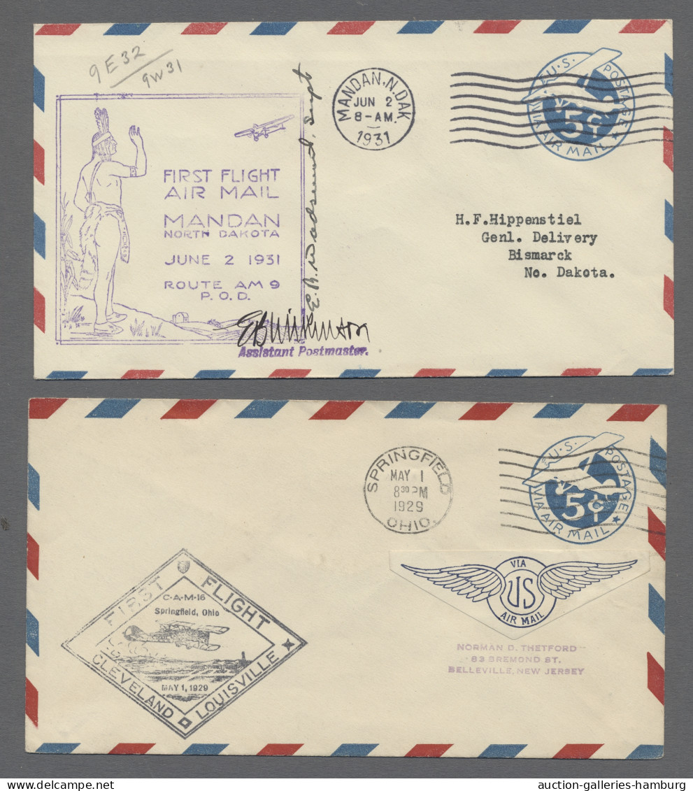 GA United States - Postal Stationary: 1871-1953 (ca.), Partie von etwa 430 gebrauch