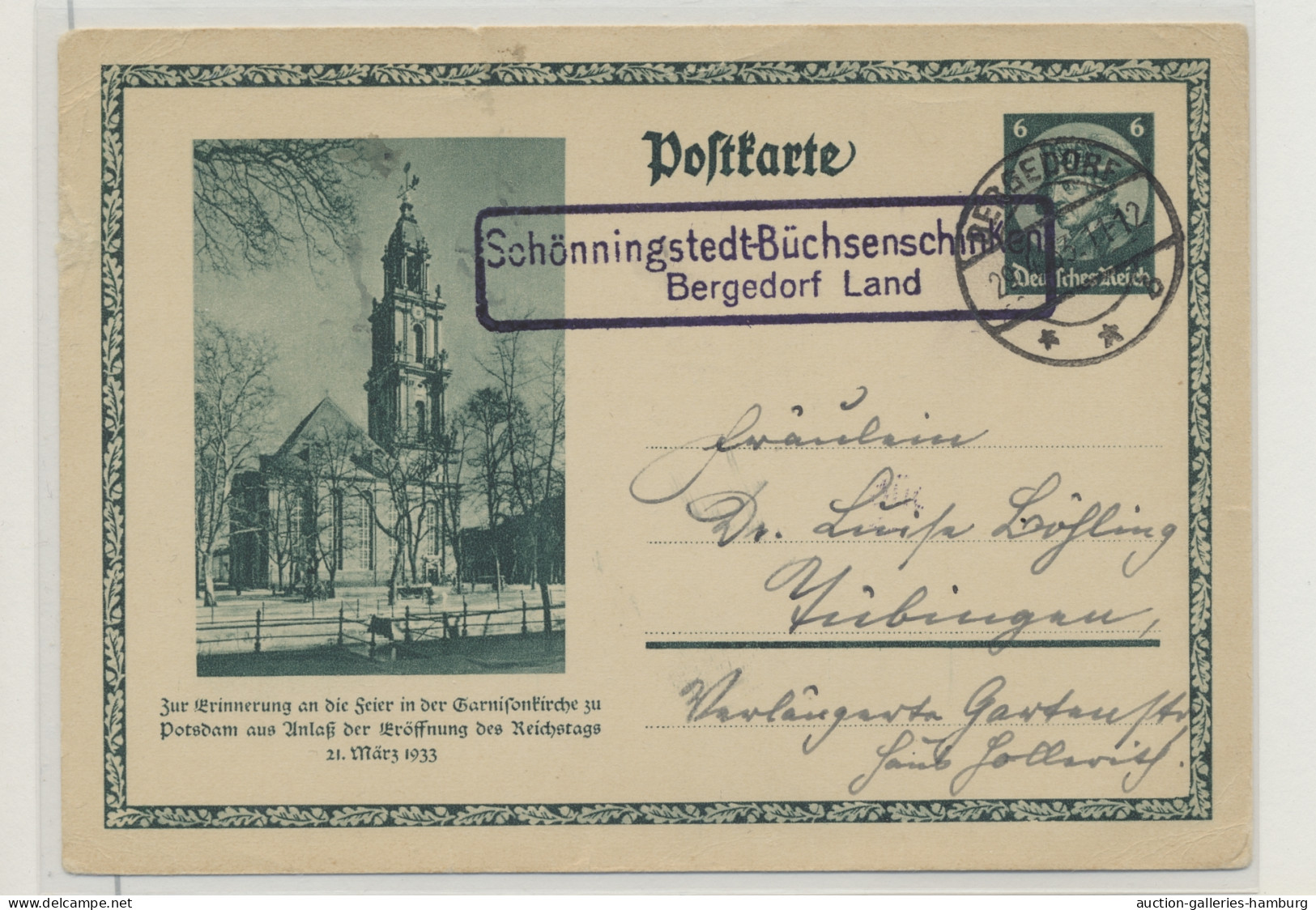 Brf./Briefstück/o Heimat: Schleswig-Holstein: 1840-1990 (ca.) REINBEK (KREIS STORMARN), Heimatsamm