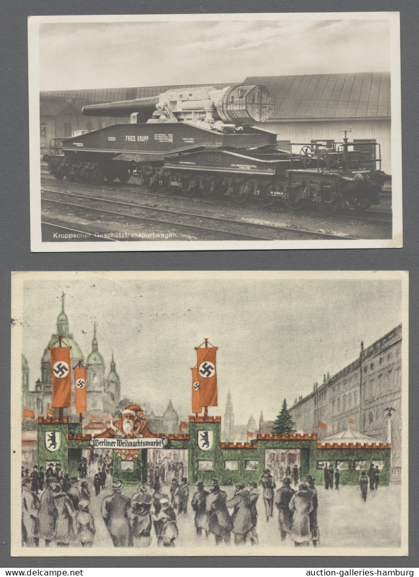 AK Ansichtskarten: Motive: 1900-1945 (ca.), Partie Von über 80 Motiv-Ansichtskarten - Autres & Non Classés