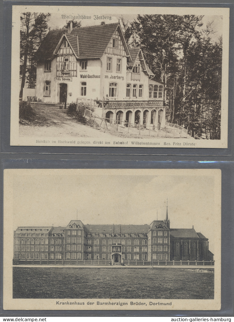 AK Ansichtskarten: Deutschland: 1897-1960 (ca.), Sammlung Von Etwa 480 Ansichtskart - Otros & Sin Clasificación