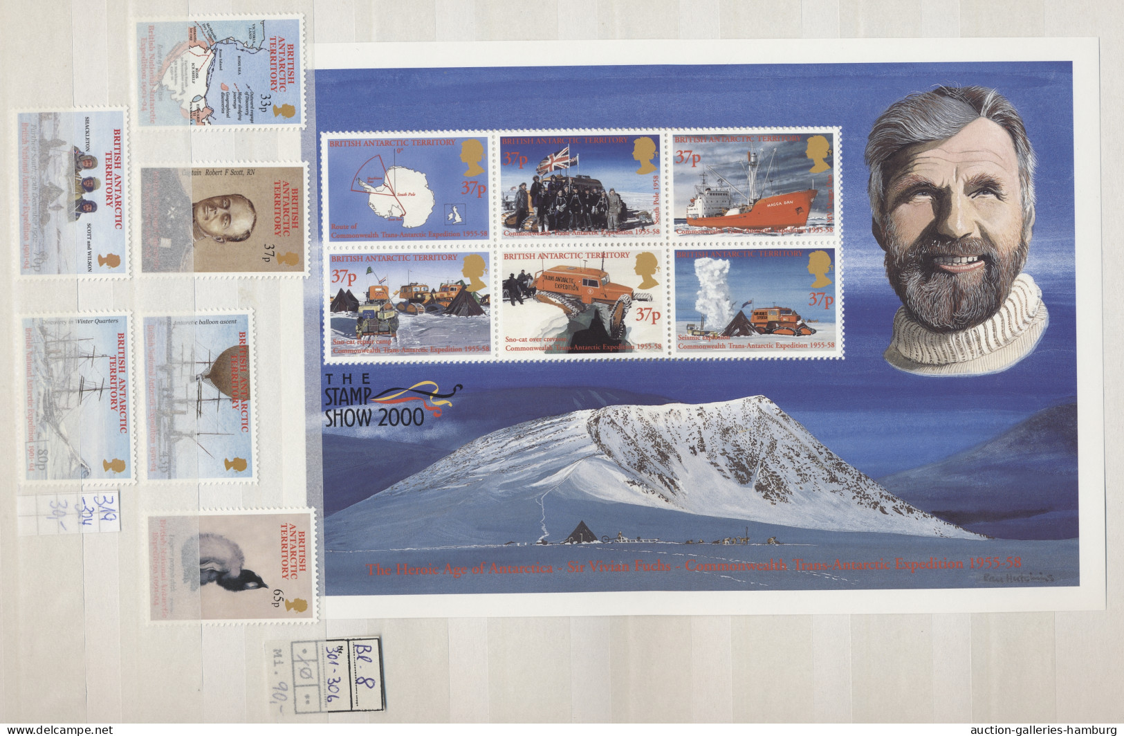 ** Thematics: Antarctic: 1944-2015, Postfrische Sammlung In 5 Einsteckbüchern Mit U - Sonstige