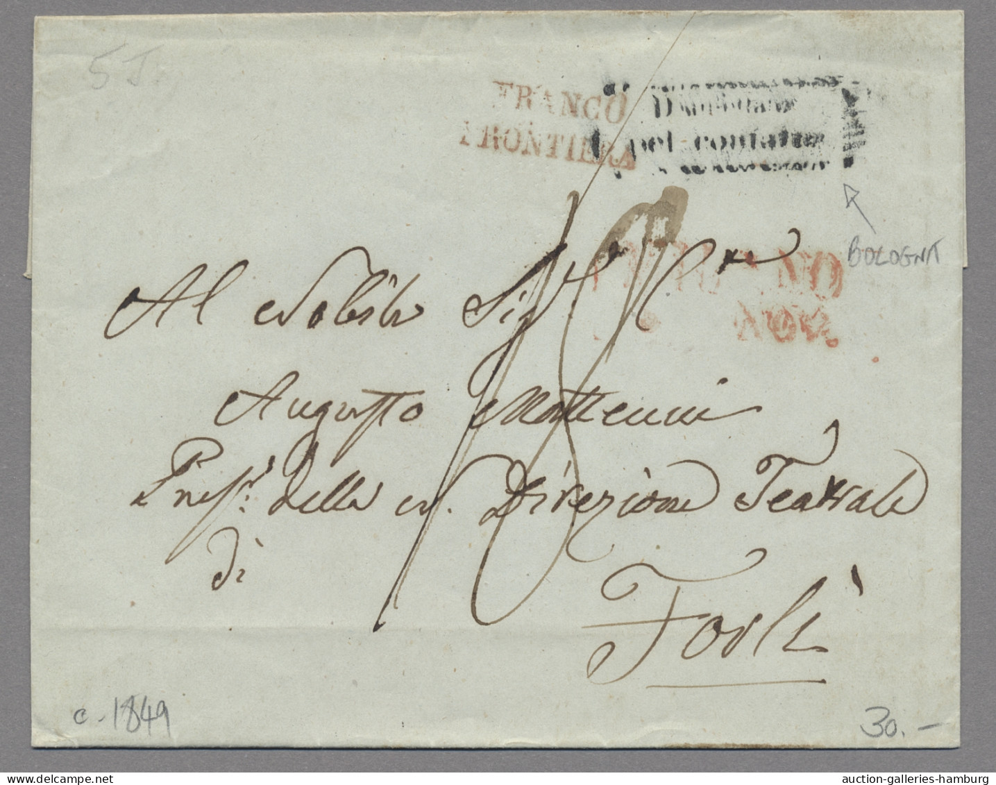 Cover Thematics: Medicine & Health: ITALY - PAPAL STATE, Very Fine Collection Of 23 It - Médecine