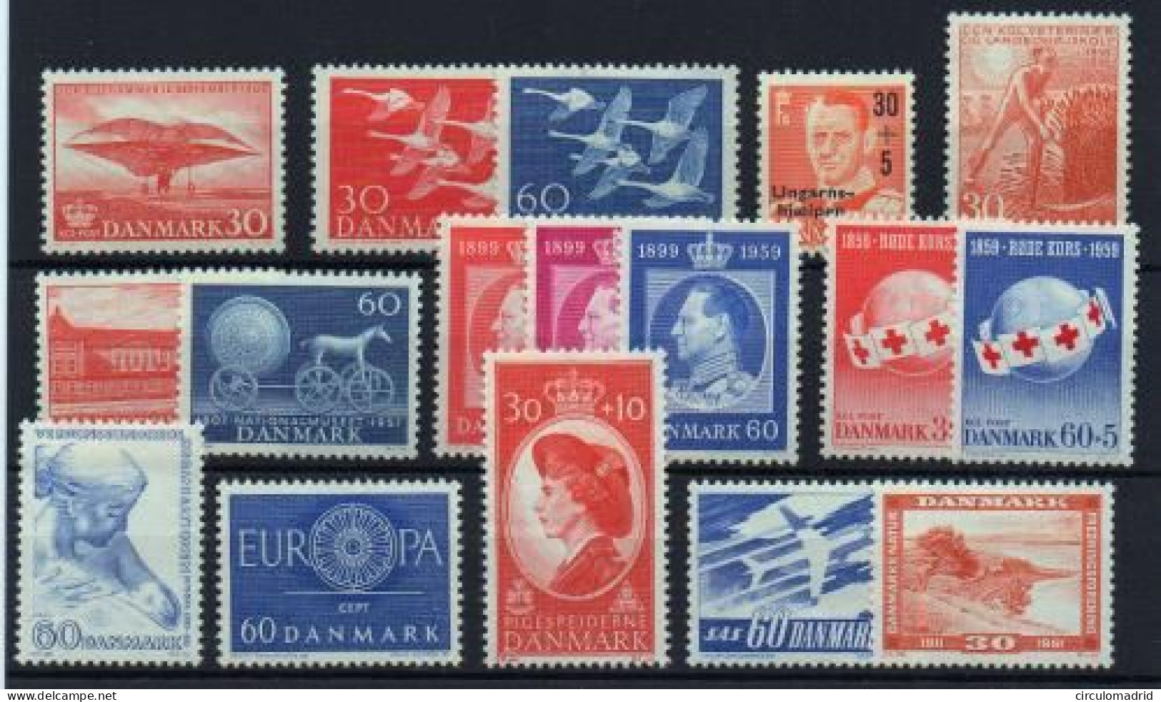 Dinamarca Nº 371/80,383/4,393/7. - Unused Stamps
