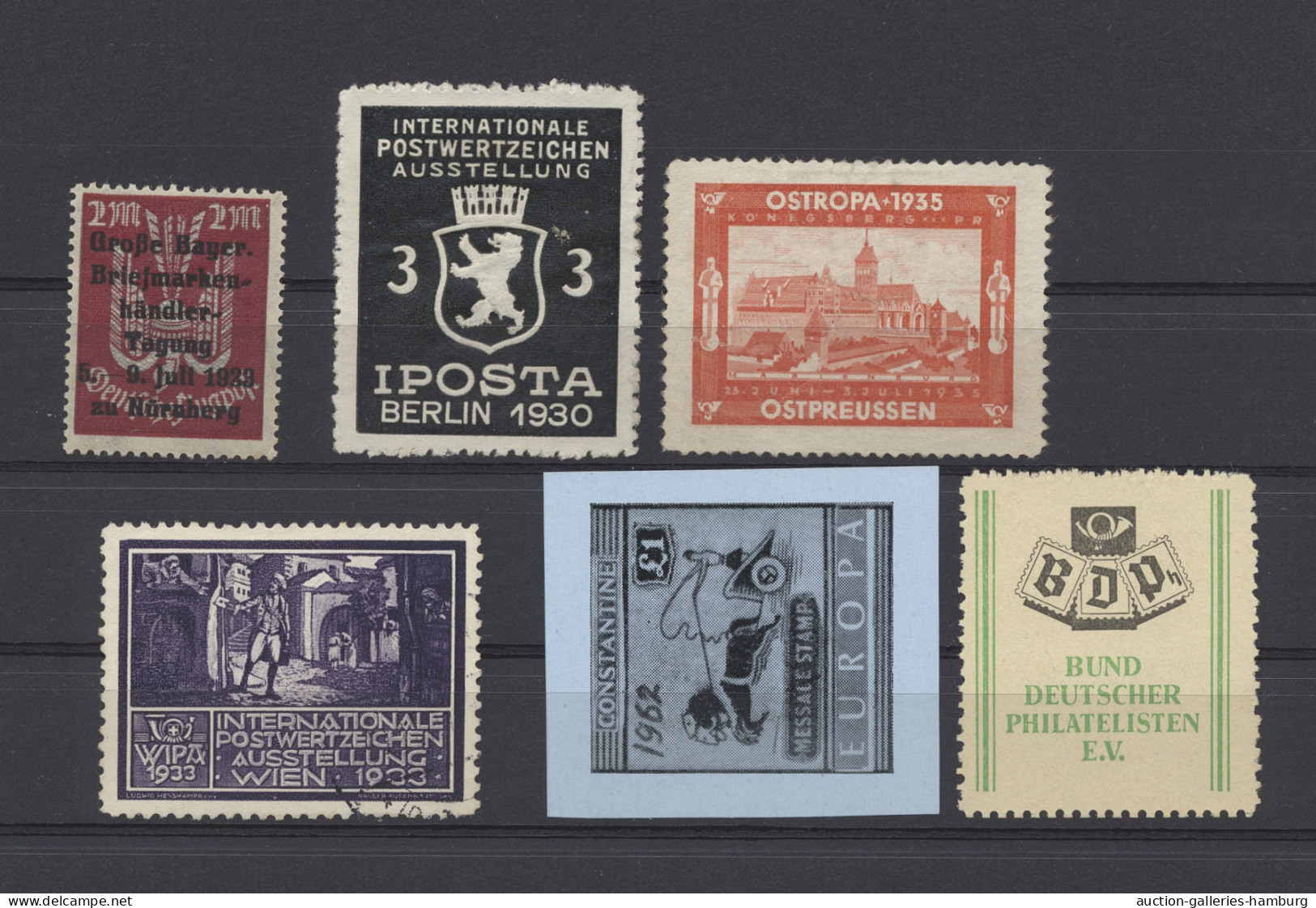 Cover/GA Thematics: Stamp Days: 1907-1956, Philatelietage / Ausstellungen / Tag Der Brief - Journée Du Timbre