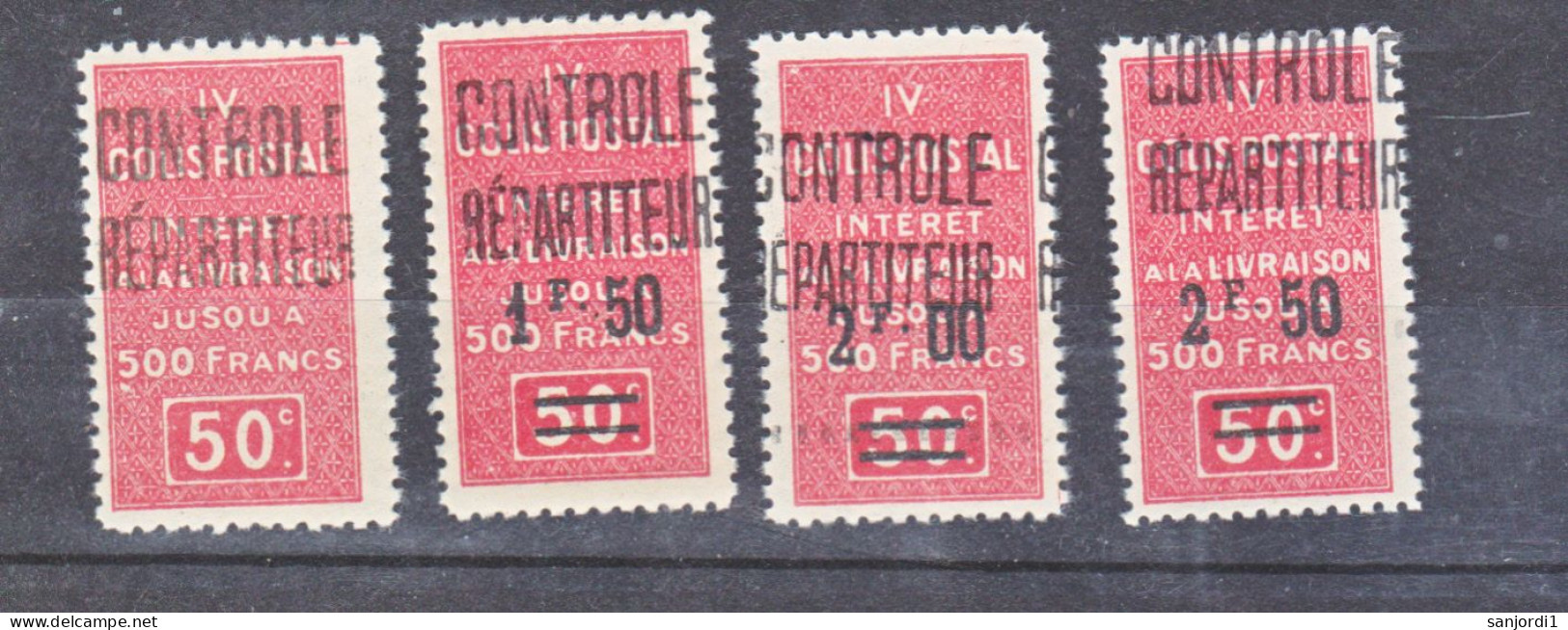 Algérie Colis Postaux  23/26 Neuf ** TB Mnh Sin Charnela Cote 33 - Colis Postaux