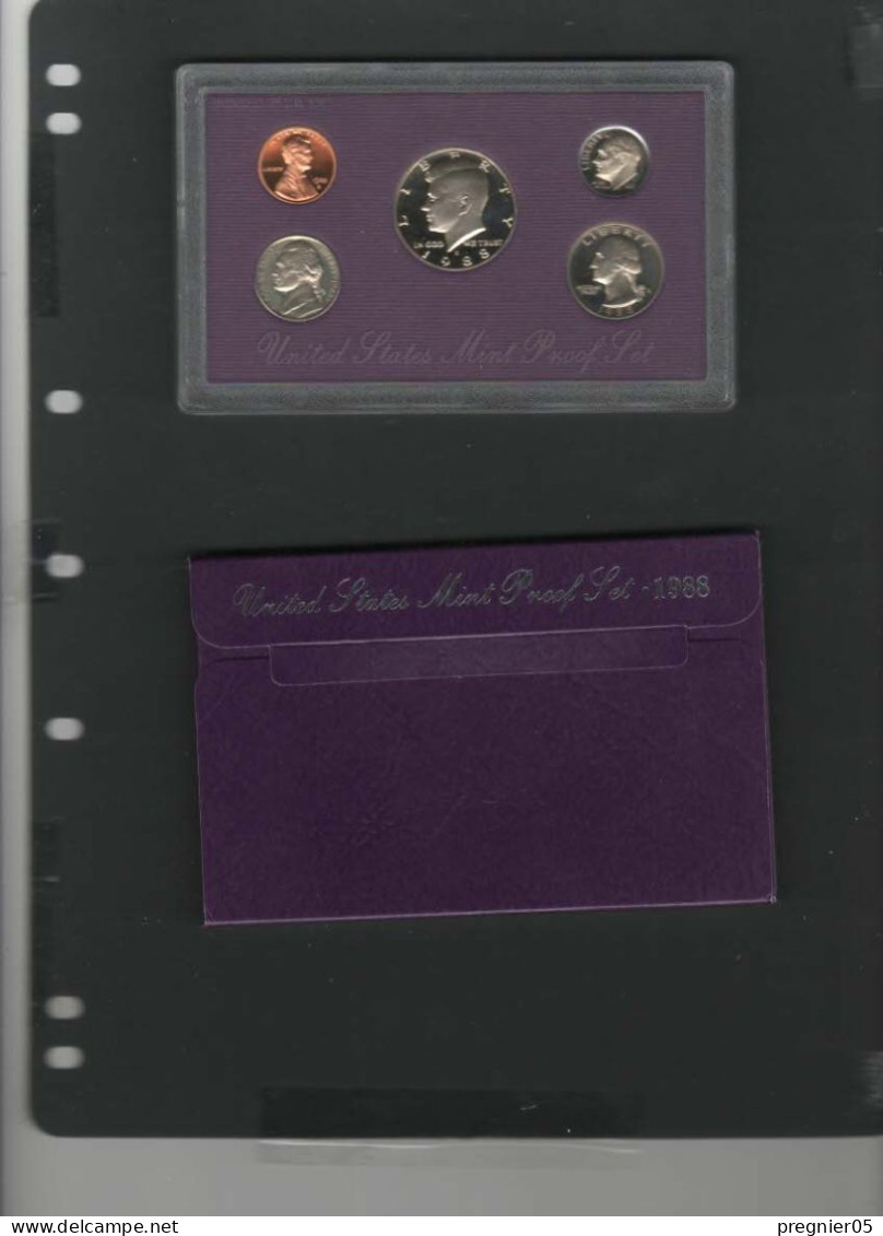 USA - Coffret Pièces Proof Set Série 1988 - Proof Sets