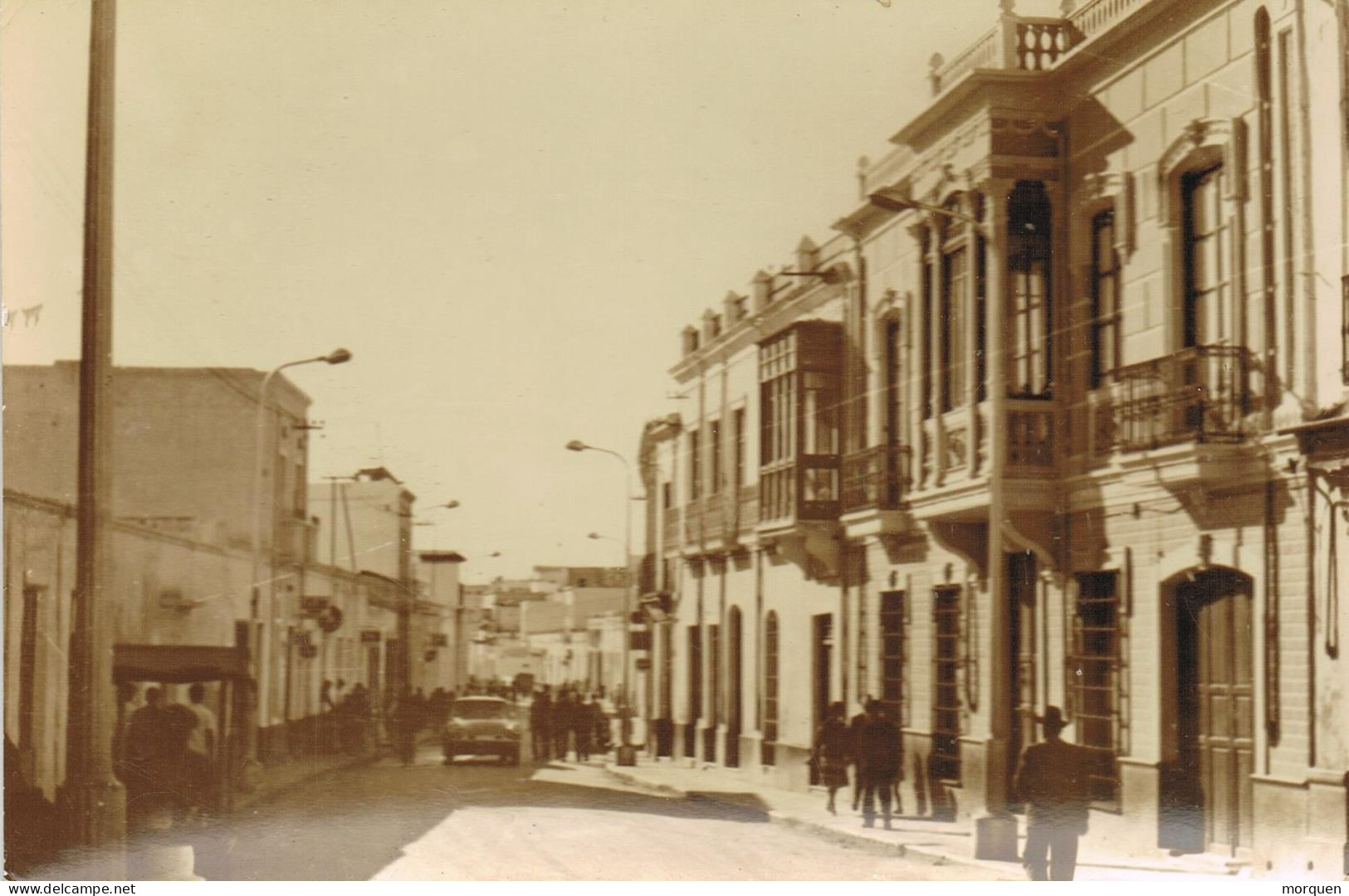 52388. Postal ADRA (Almeria).  Carrera De Natalio Rivas, Calle Principal Poblacion, Animada - Almería