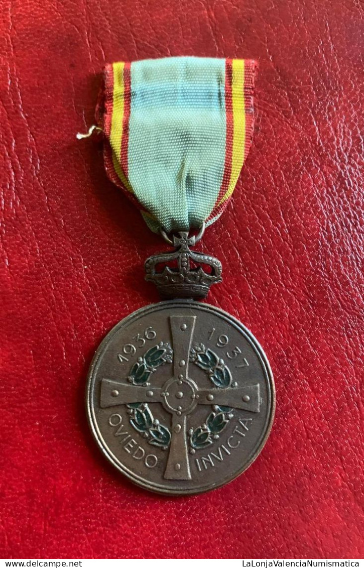 Medalla 1936 - 1397 Defensa De Oviedo Pg. 886 - Otros & Sin Clasificación