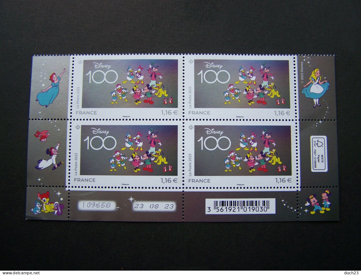 FRANCE 2023 NEUF** N° ???? DISNEY 100 ANS COIN DATE 23.08.23 - 2020-…