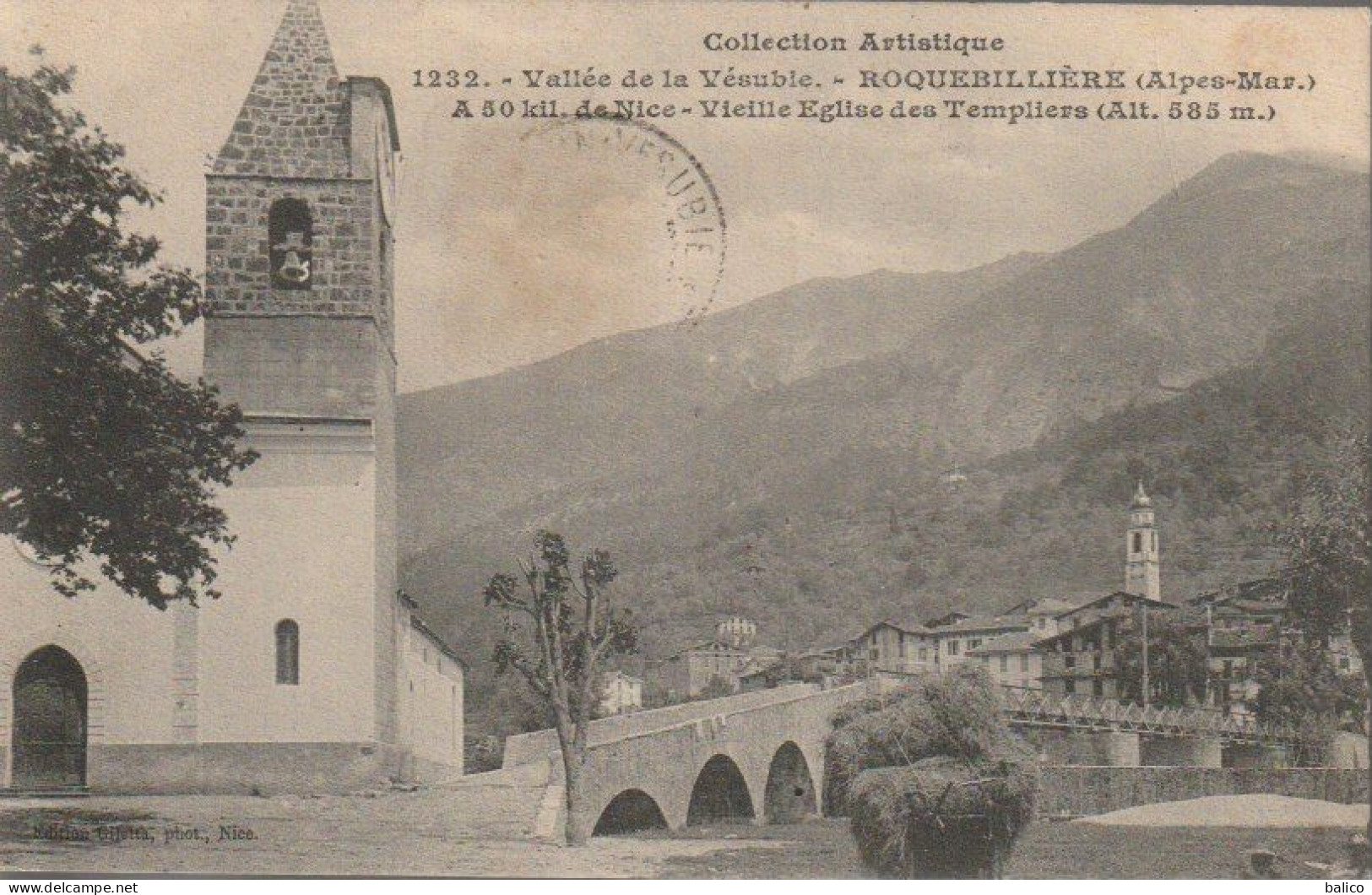 06 - Roquebillière,  Vieille église Des Templiers - 1232 - Roquebilliere