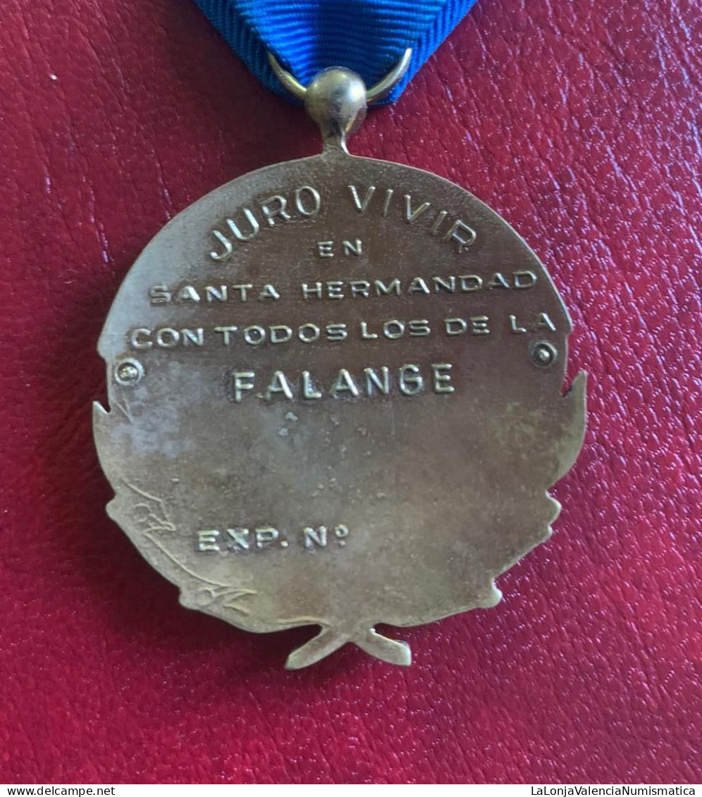 Medalla Frente De Juventudes De Falange 1940 Pg. 929 - Autres & Non Classés