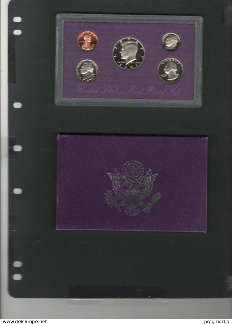 USA - Coffret Pièces Proof Set Série 1991 - Proof Sets