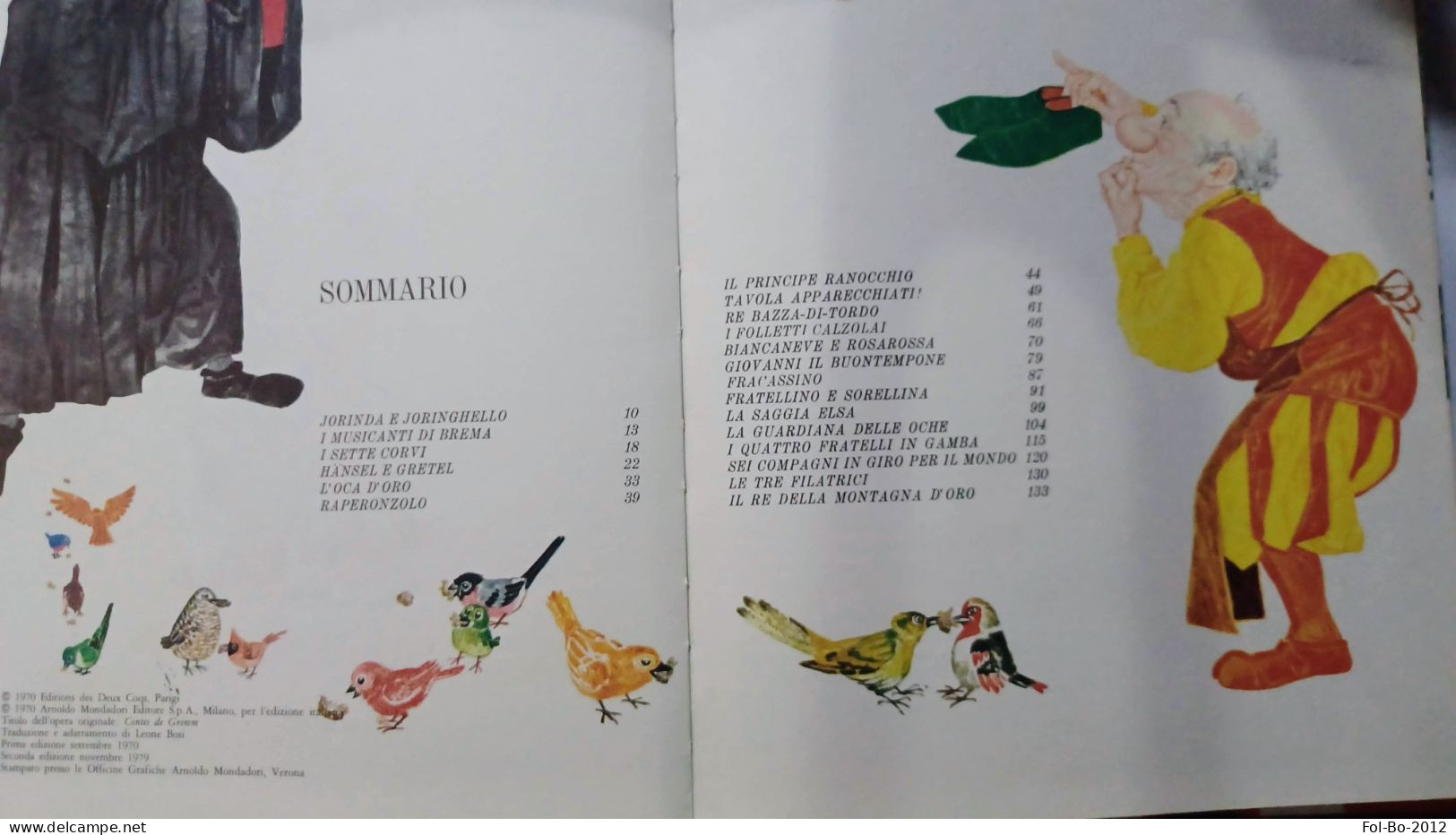 Le Fiabe Di Grimm Mondadori 1979 - Klassik