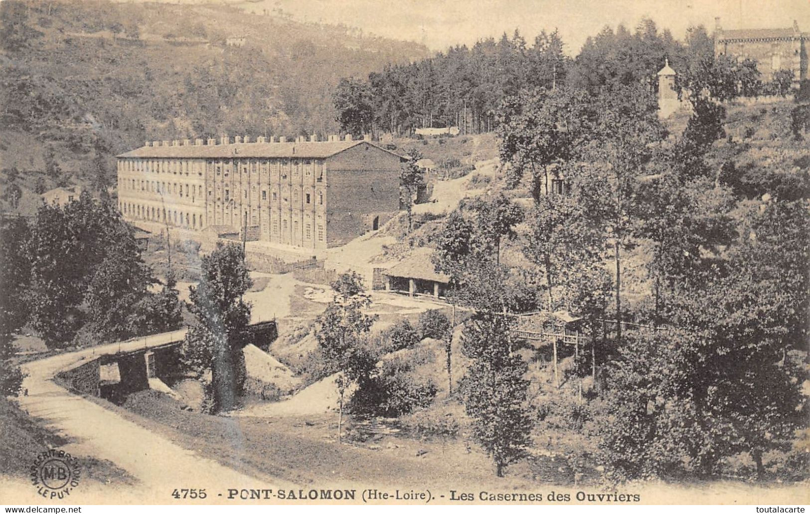 CPA 43 PONT SALOMON LES CASERNES DES OUVRIERS - Otros & Sin Clasificación