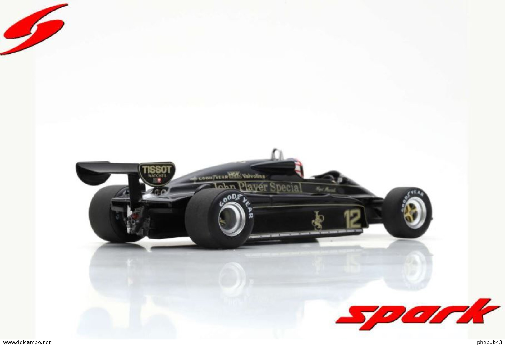 Lotus 91 - 3rd Brazil GP FI 1982 #12 - Nigel Mansell - Spark - Spark