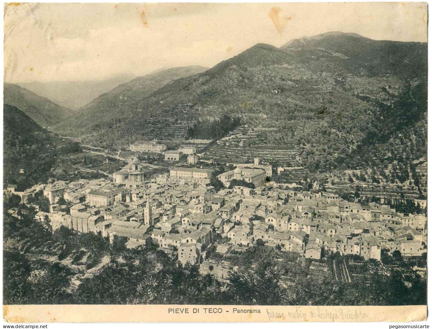 FOTO PIEVE DI TECO - PANORAMA - IMPERIA VAT FRATELLI GANDALINI - Europa