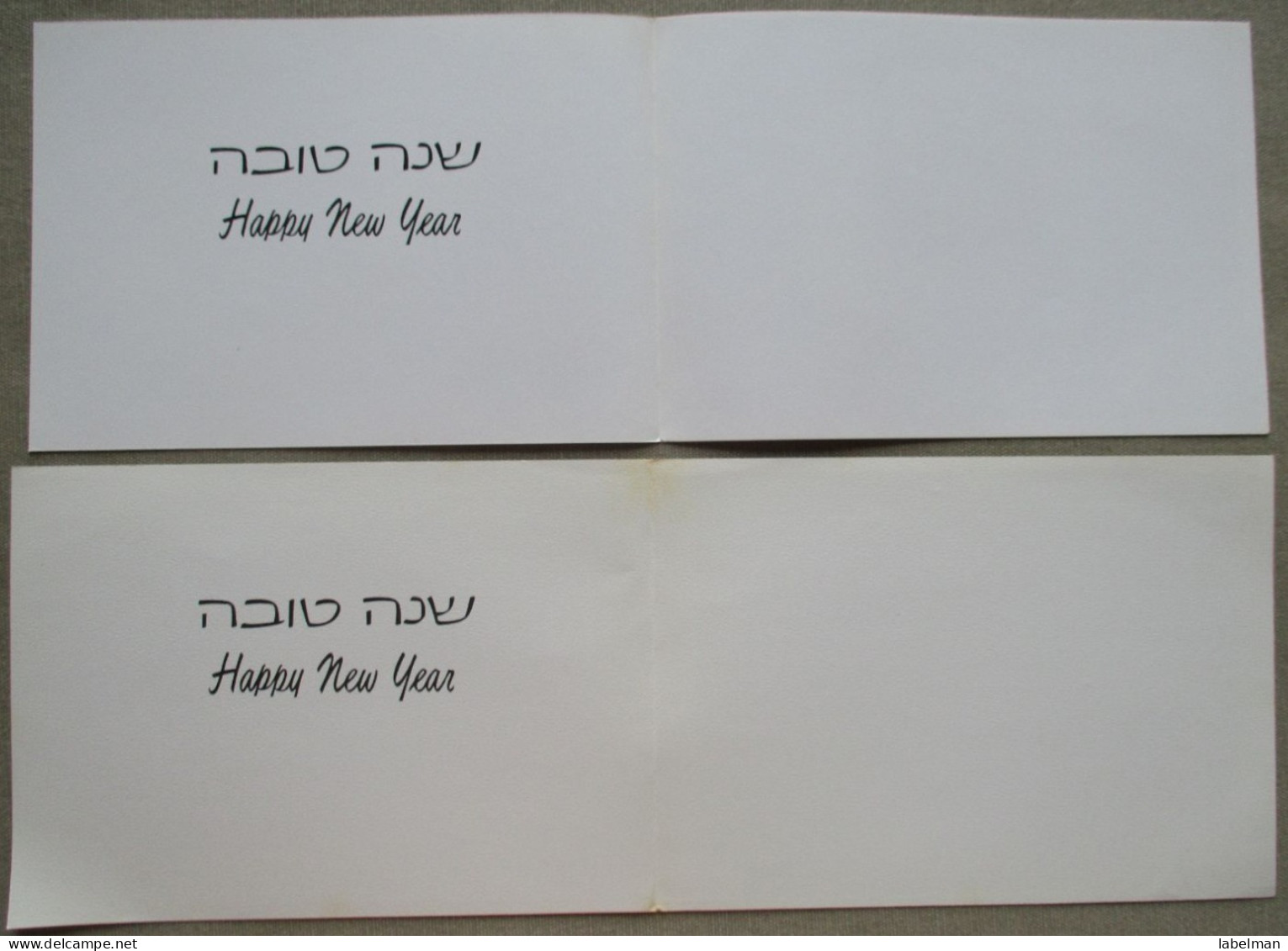 ISRAEL SHANA TOVA NEW YEAR MOUTH FOOT PAINTER ARTIST LOT CARTE CARD KARTE TARJETA BIGLIETTO CARTAO KARTKA POSTCARD - Año Nuevo