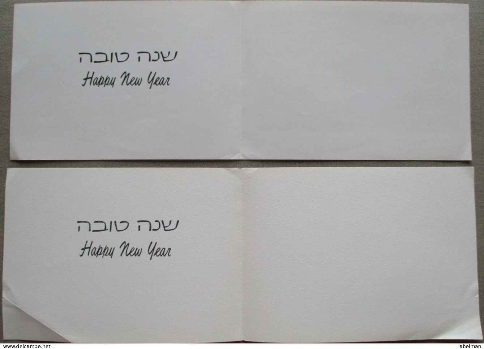 ISRAEL SHANA TOVA NEW YEAR MOUTH FOOT PAINTER ARTIST LOT CARTE CARD KARTE TARJETA BIGLIETTO CARTAO KARTKA POSTCARD - Nouvel An