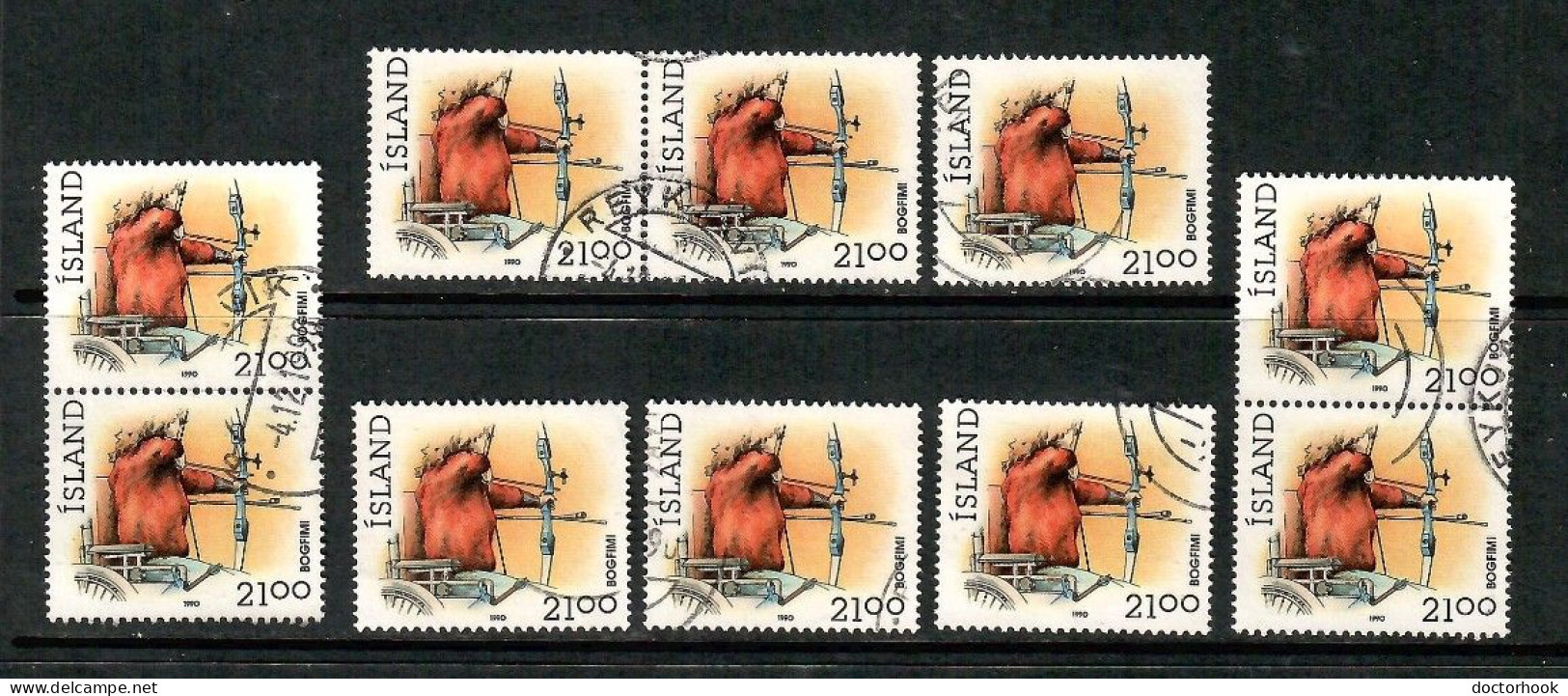 ICELAND   Scott # 700 USED WHOLESALE LOT OF 10 (CONDITION AS PER SCAN) (WH-623) - Collezioni & Lotti